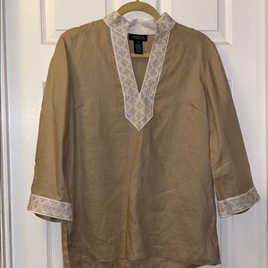 Linen Tunic Top
